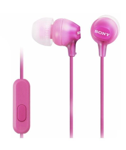 SONY MDR-EX15AP НАУШНИКИ, РОЗОВЫЕ купить в официальном интернет-магазине Sony в Москве
