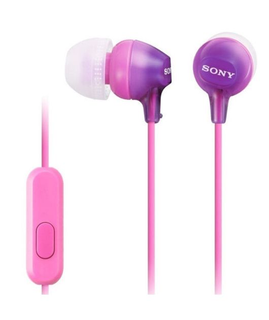 SONY MDR-EX15AP НАУШНИКИ, ФИОЛЕТОВЫЕ купить в официальном интернет-магазине Sony в Москве