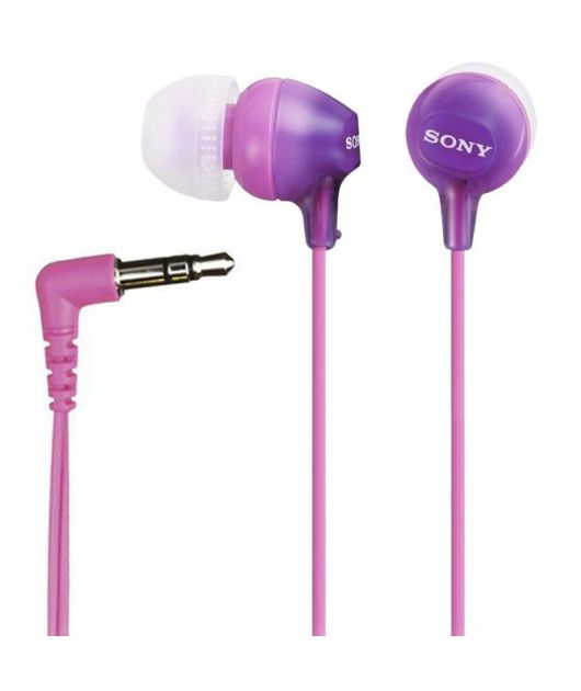 SONY MDR-EX15LP НАУШНИКИ, ФИОЛЕТОВЫЕ купить в официальном интернет-магазине Sony в Москве