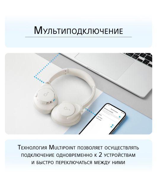 ANKER SOUNDCORE Q11,  БЕЛЫЕ купить в официальном интернет-магазине Sony в Москве