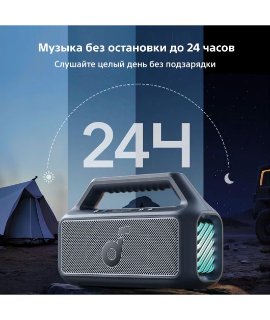 SOUNDCORE BOOM 2 ПОРТАТИВНАЯ КОЛОНКА 80 ВТ, СИНЯЯ купить в официальном интернет-магазине Sony в Москве