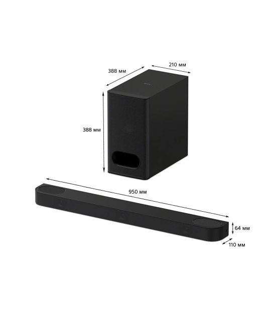 SONY HT-B600 САУНДБАР 3.1.2 С BLUETOOTH И DOLBY ATMOS купить в официальном интернет-магазине Sony в Москве