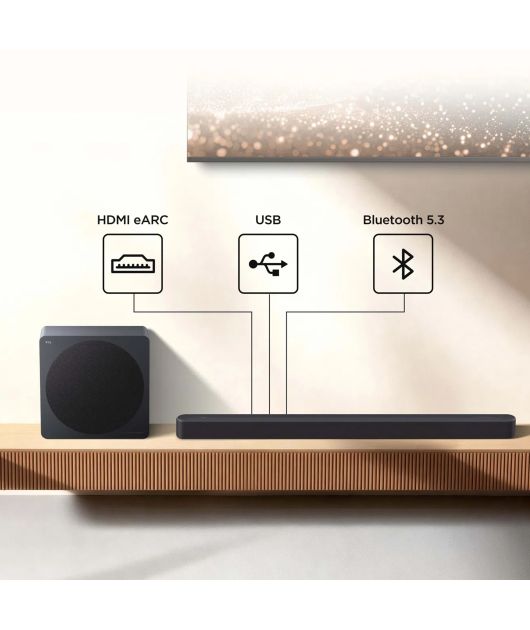 TCL A65K САУНДБАР 3.1.2, 460ВТ С BLUETOOTH И HDMI купить в официальном интернет-магазине Sony в Москве